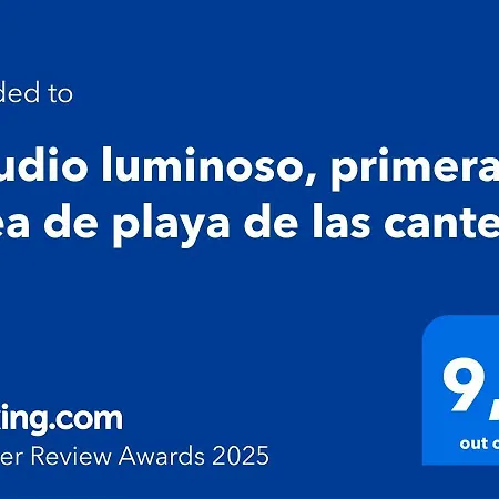 Estudio Luminoso, Primera Linea De Playa De Las Canteras Las Palmas / Gran Canaria Exterior foto